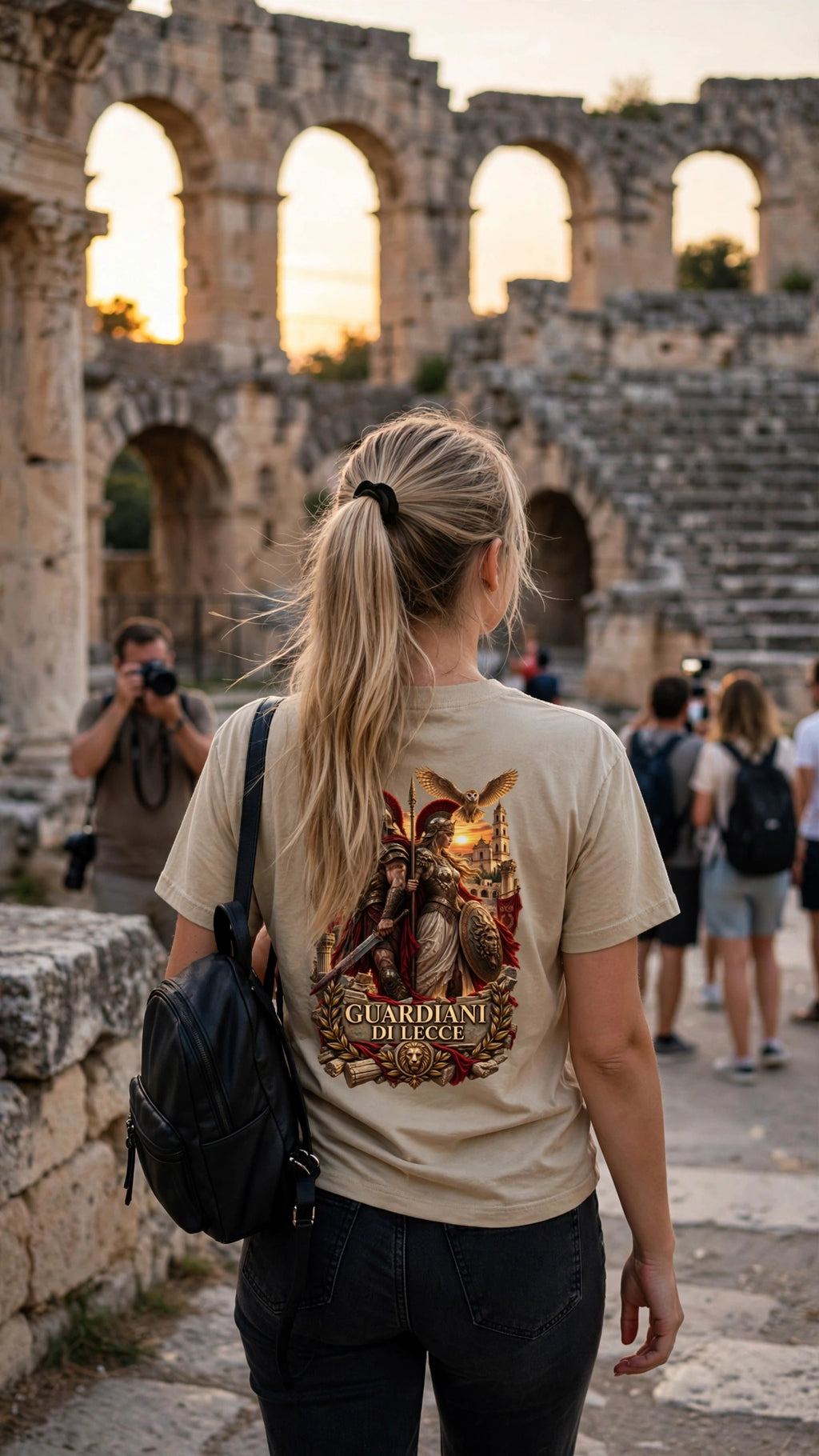 T‑shirt “LECCE” – Heritage Romano in stile premium